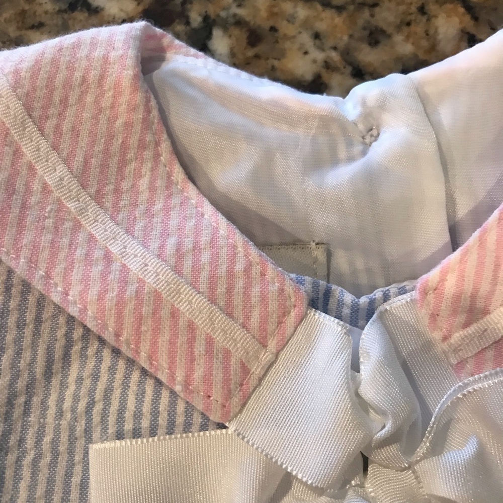 🍭Jack & Teddy Searsucker Dress - Picture 2 of 7